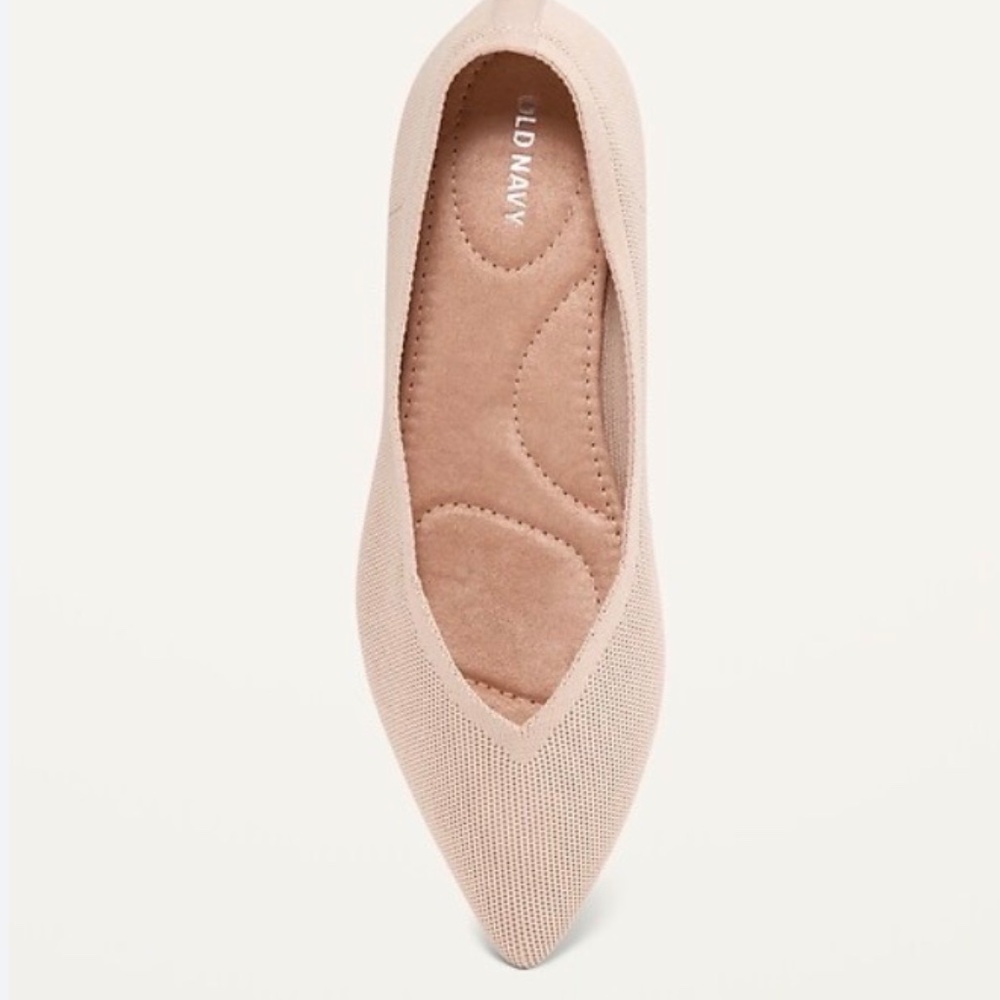 2 FOR $12!  Old Navy Textured-Knit Pointy-Toe Ballet Flats NWT - size 8